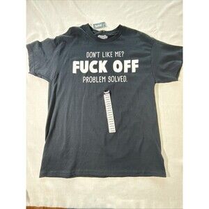Spencer’s Black Graphic T-Shirt “Don’t Like Me?” Size Large